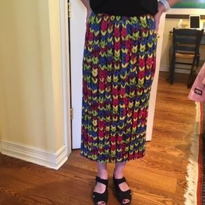 Skirt by Japanese designer Issey Miyake